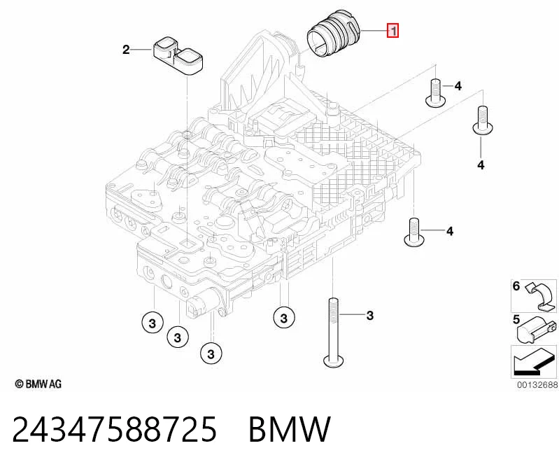 24347588725 BMW Desengate da Caixa Automática de Mudança