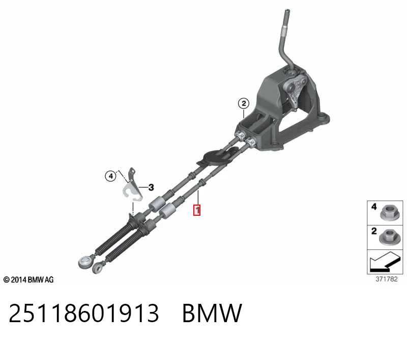 Compre Cabo de mudança duplo BMW X1 