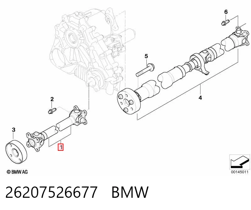 26207526677 BMW Junta universal até o eixo dianteiro