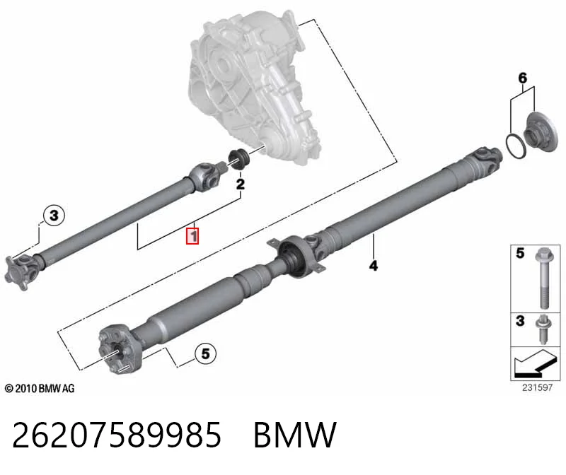 26207589985 BMW Junta universal até o eixo dianteiro