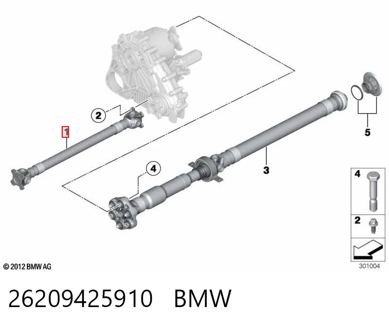 26209425910 BMW Junta universal até o eixo dianteiro