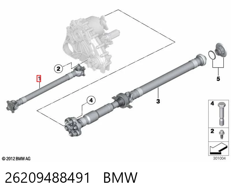 26209488491 BMW Junta universal até o eixo dianteiro
