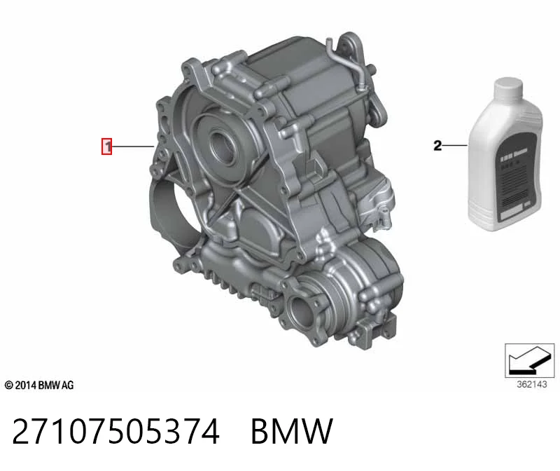27107505374 BMW Caixa de transferência