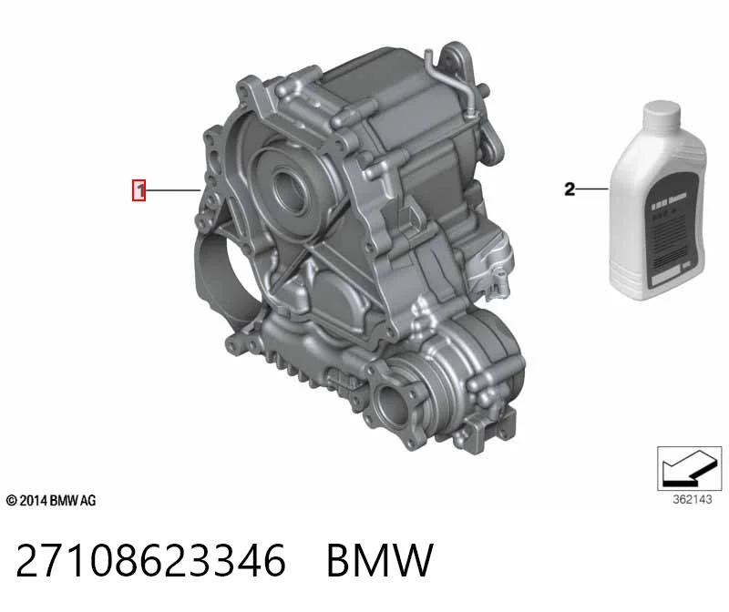 27108623346 BMW Caixa de transferência