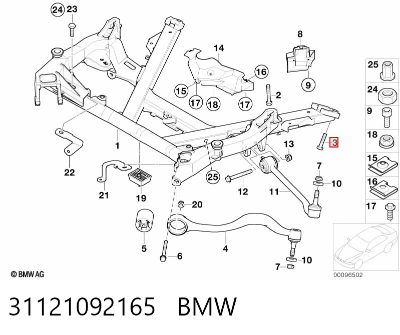 31121092165 BMW