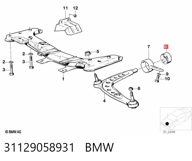 31129058931 BMW