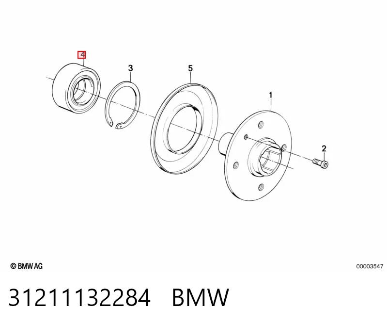 Rolamento de cubo dianteiro BMW 3  E30 ao melhor preço