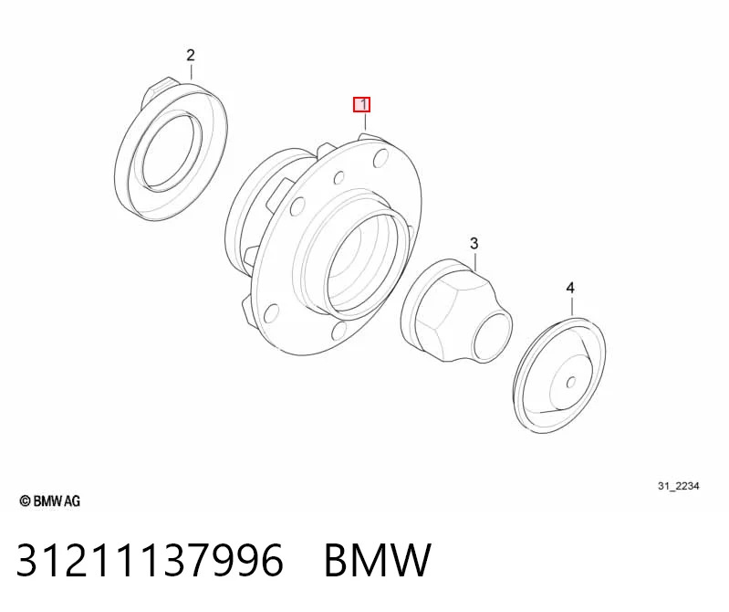  para BMW 7  (E38)