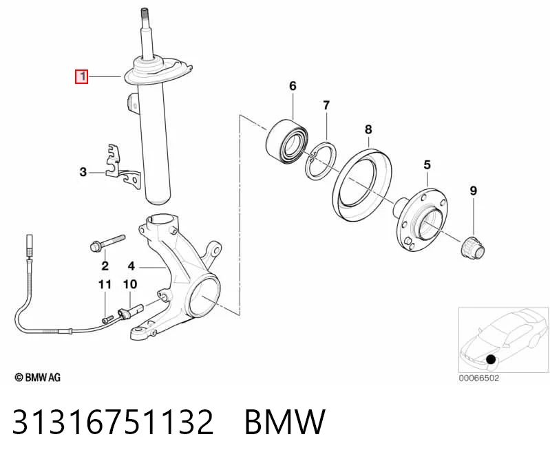 31316751132 BMW