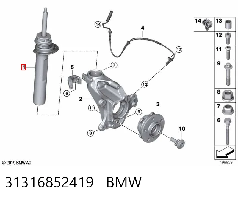 31316852419 BMW