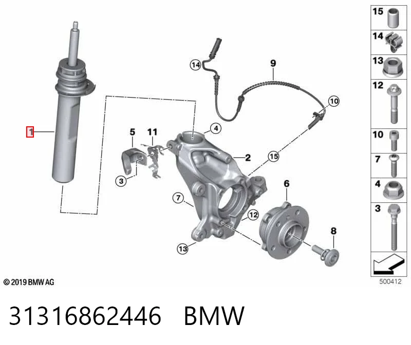 31316862446 BMW
