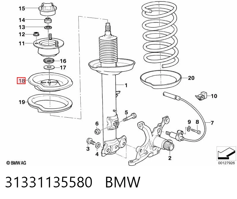 31331135580 BMW