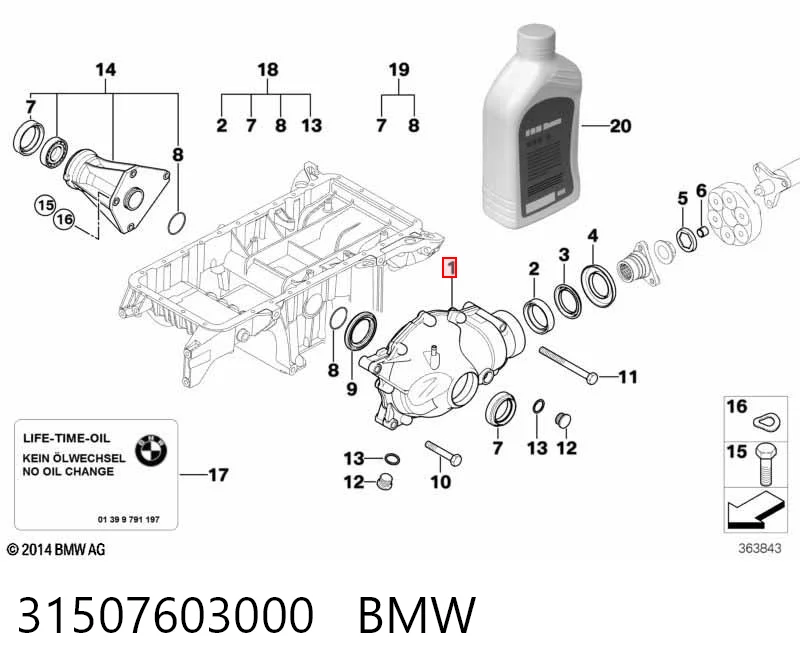 31507603000 BMW