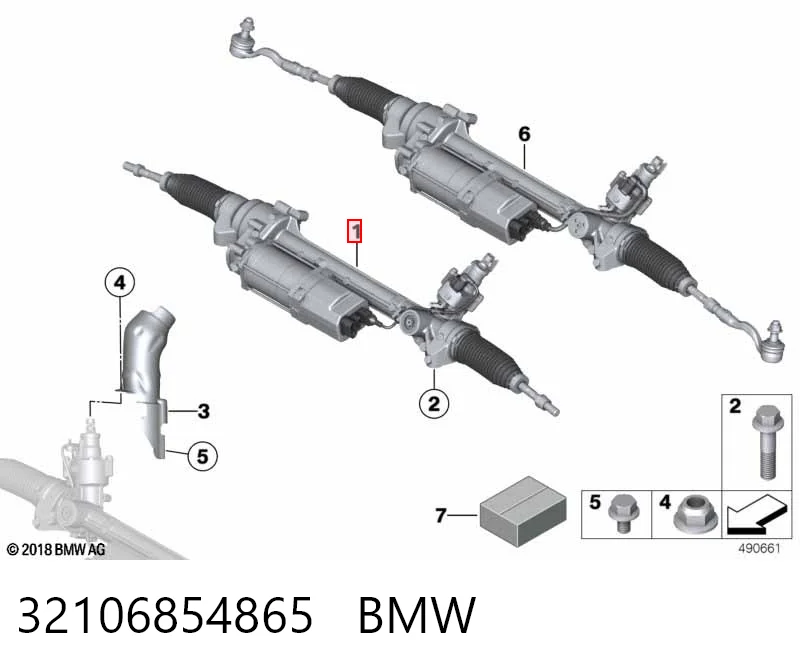 Compre Cremalheira da direção BMW X3 