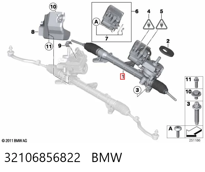 Compre Cremalheira da direção Mini Cooper 