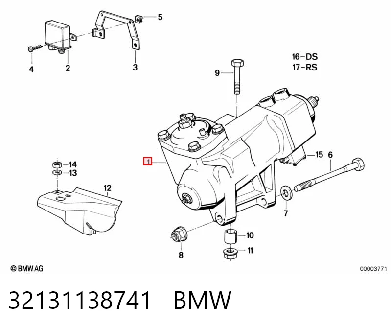Compre Mecanismo de direção (redutor) BMW 5 