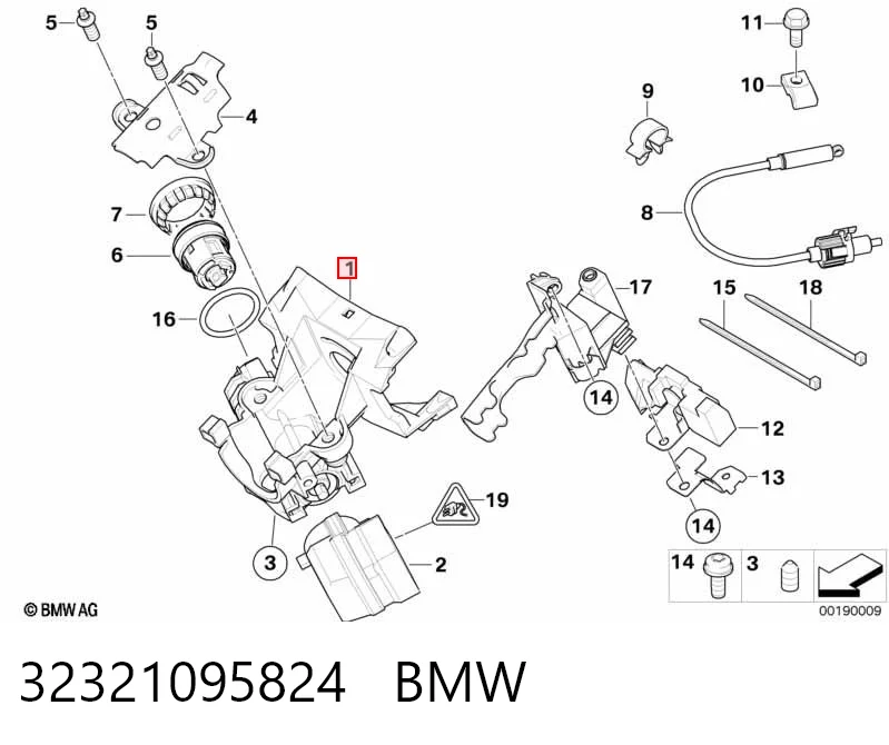 Fecho de ignição BMW 5  E39 ao melhor preço