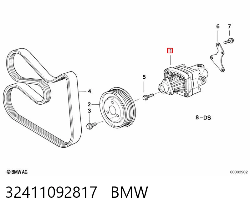 32411092817 BMW Bomba da Direção hidrâulica assistida