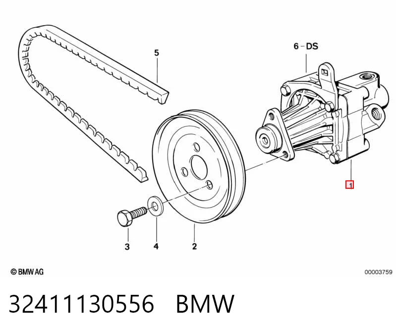32411130556 BMW Bomba da Direção hidrâulica assistida
