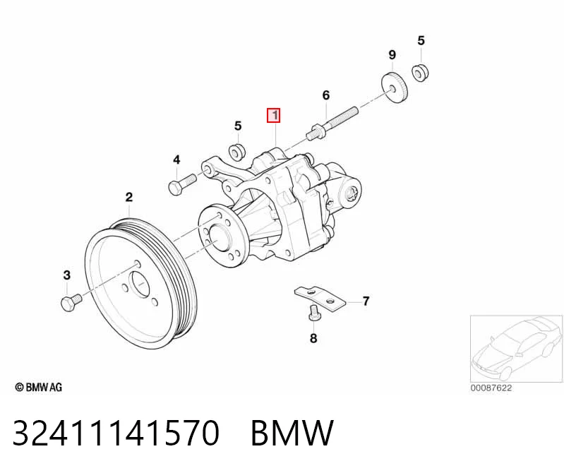 32411141570 BMW Bomba da Direção hidrâulica assistida