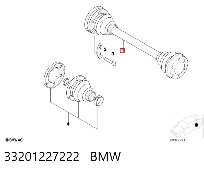 Semieixo traseiro Magneti Marelli TDS0126