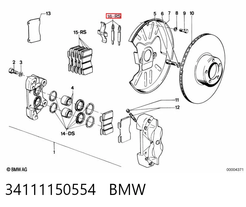 34111150554 BMW