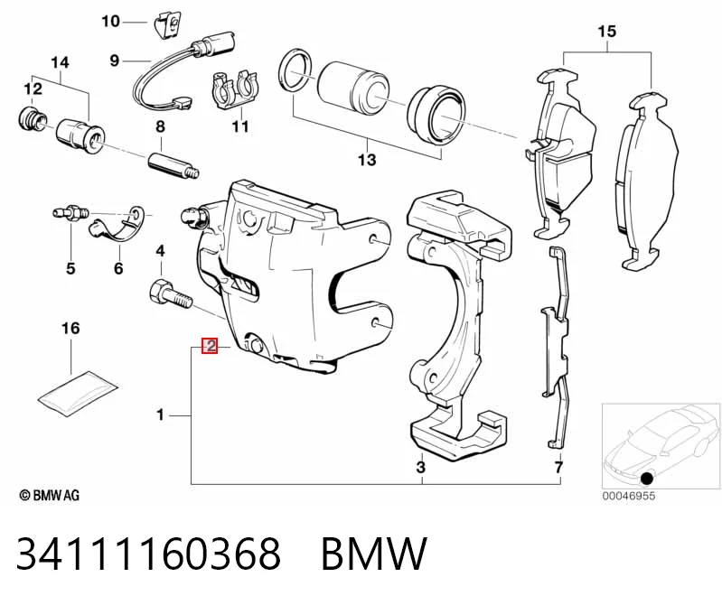 34111160368 BMW