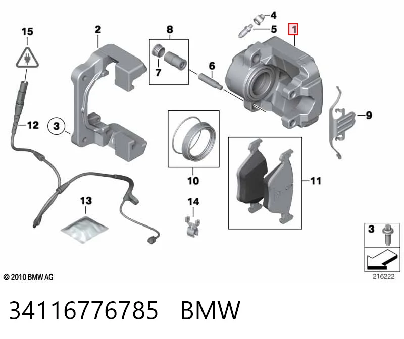34116776785 BMW
