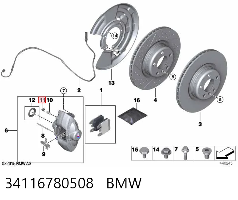 34116780508 BMW