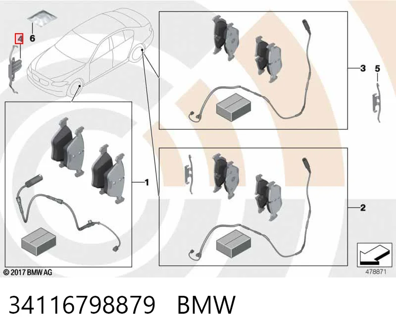 34116798879 BMW