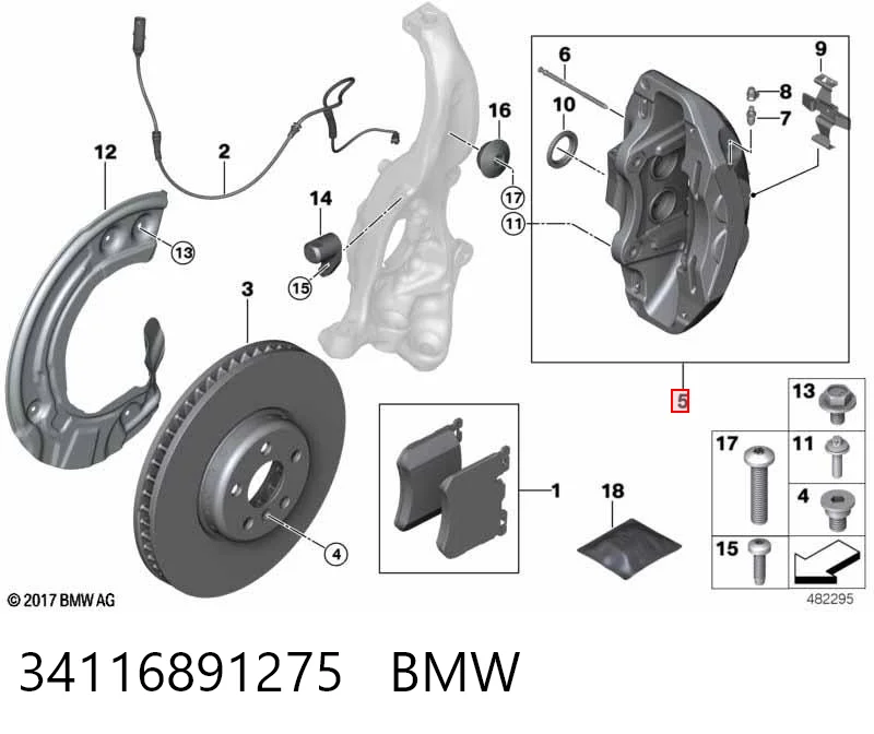 34116891275 BMW