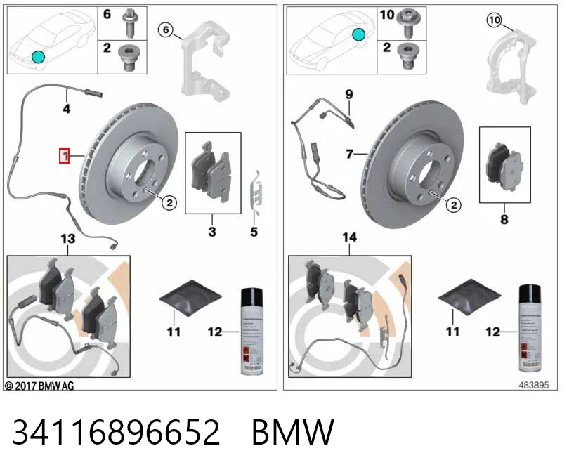 34116896652 BMW