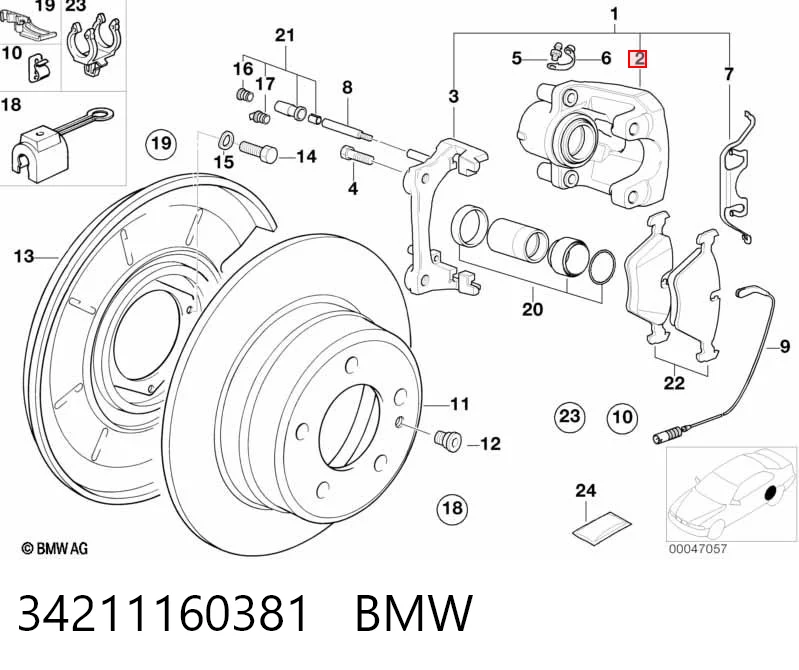 34211160381 BMW