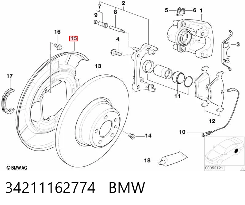 34211162774 BMW