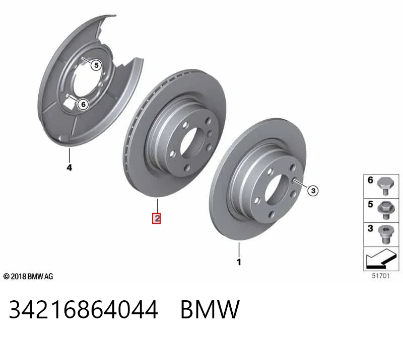 Disco do freio traseiro para Renault Clio LB0, LB1, LB2