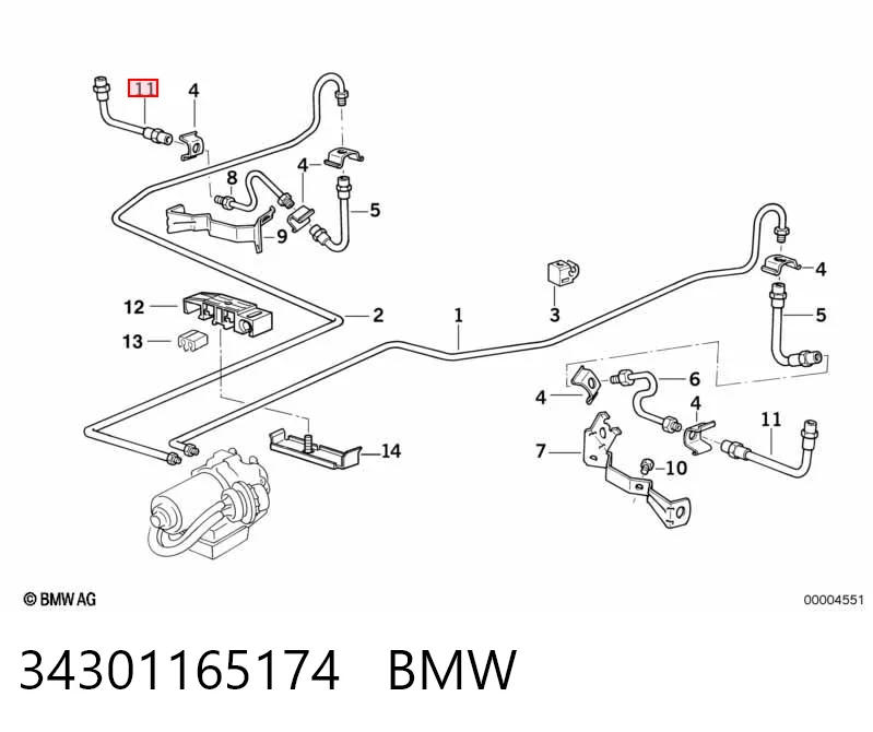 34301165174 BMW