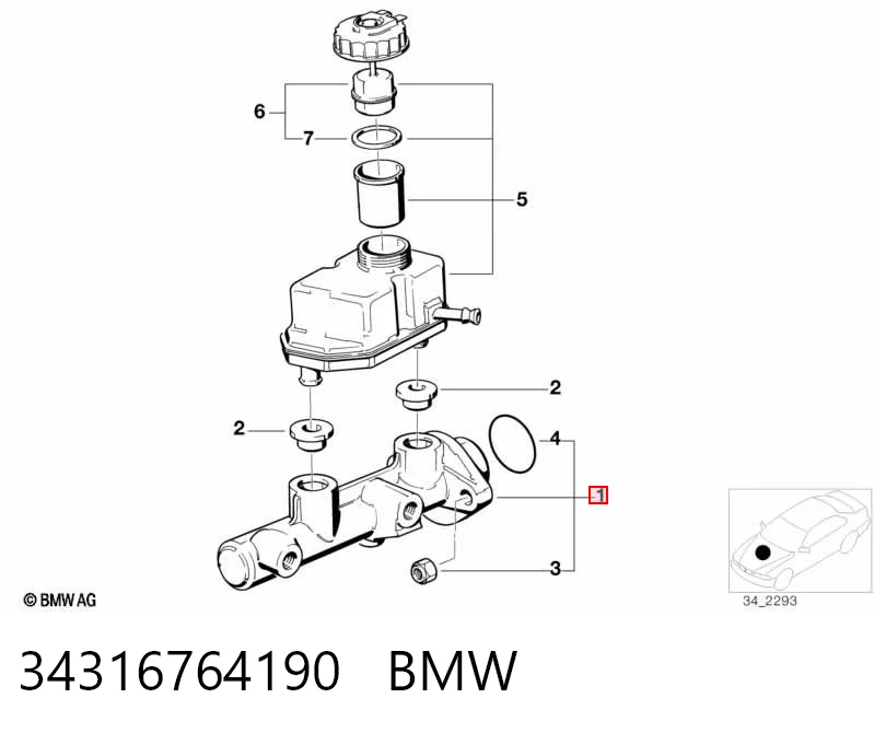 34316764190 BMW