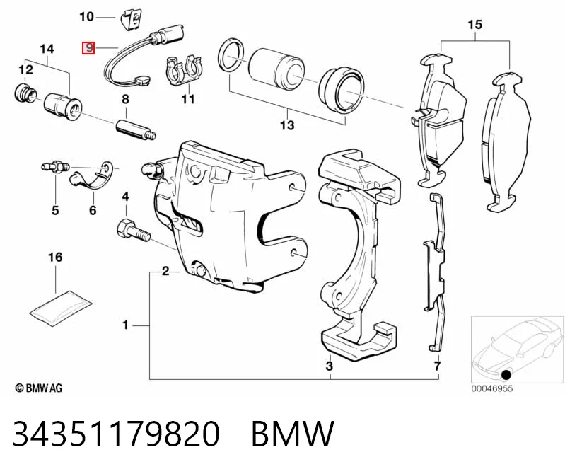 34351179820 BMW