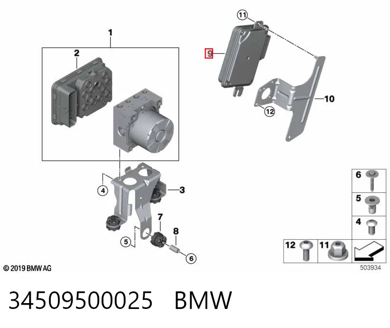 34509500025 BMW