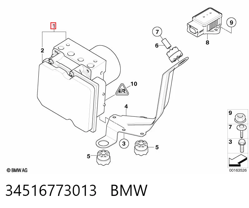 Unidade hidráulico de controlo ABS BMW X5  E53 ao melhor preço