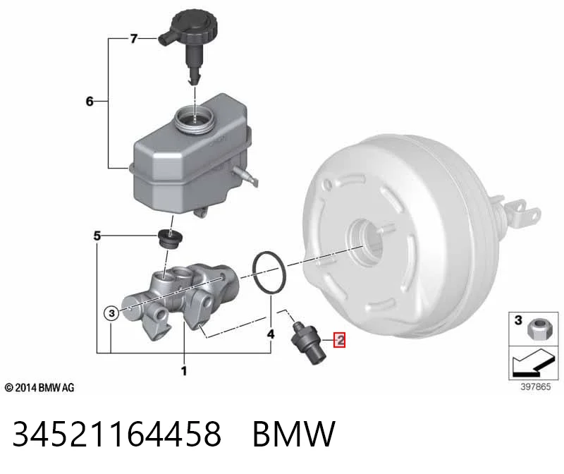 34521164458 BMW Sensor de pressão de óleo