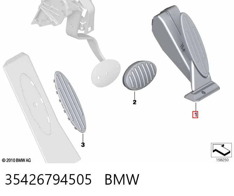 Pedal de gás (de acelerador) Mini COUNTRYMAN preço, a partir de 71,85 USD