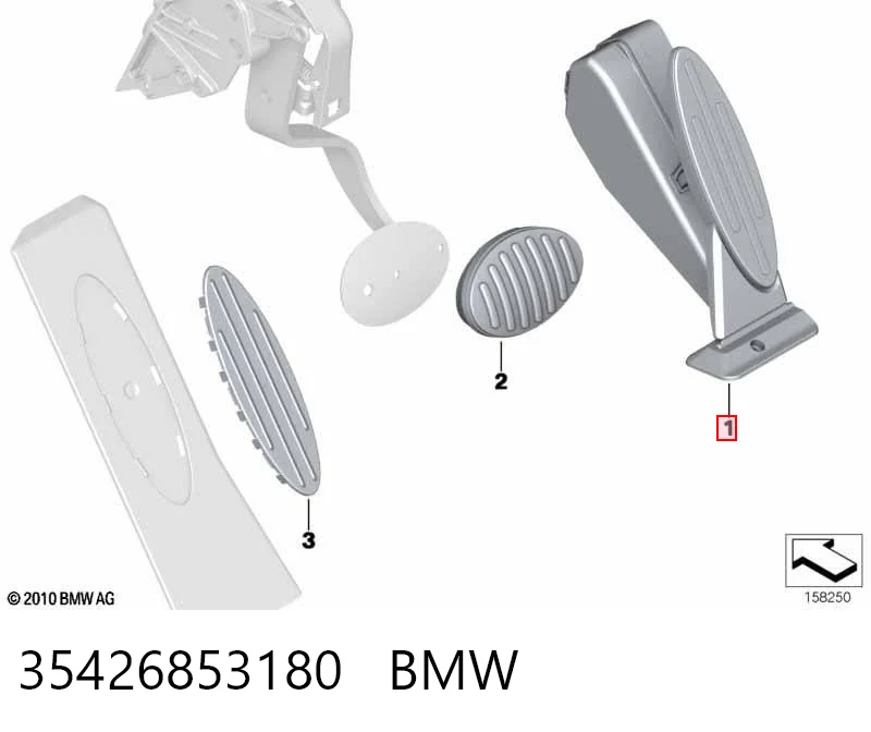 Pedal de gás (de acelerador) para Mini COUNTRYMAN  R60