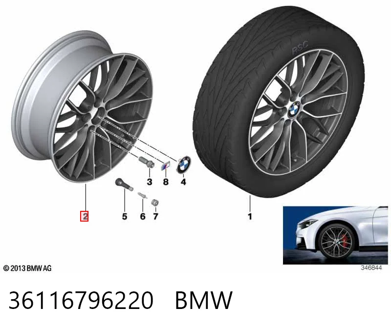 36116796220 BMW