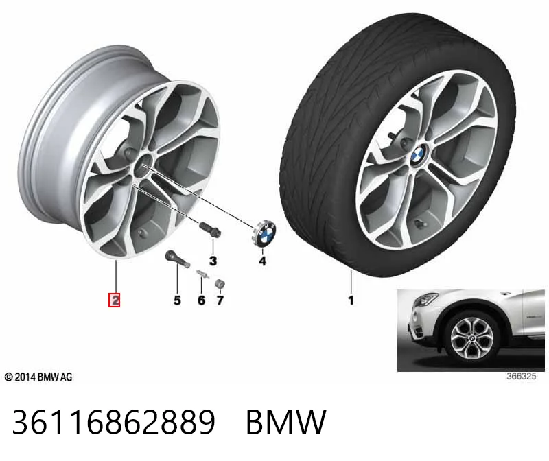 36116862889 BMW