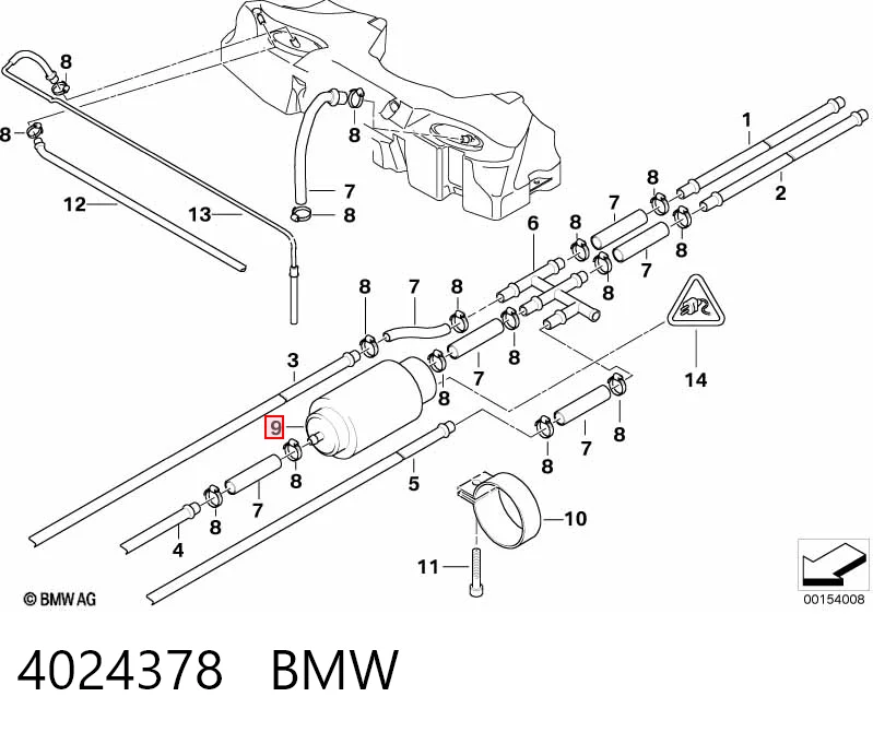 4024378 BMW Bomba de combustível principal