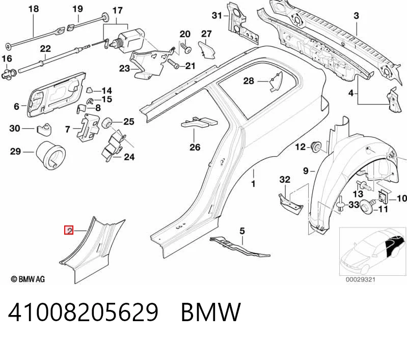 41008205629 BMW