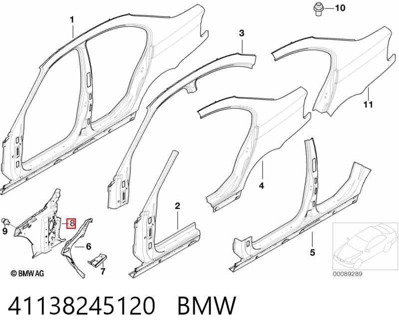 41138245120 BMW