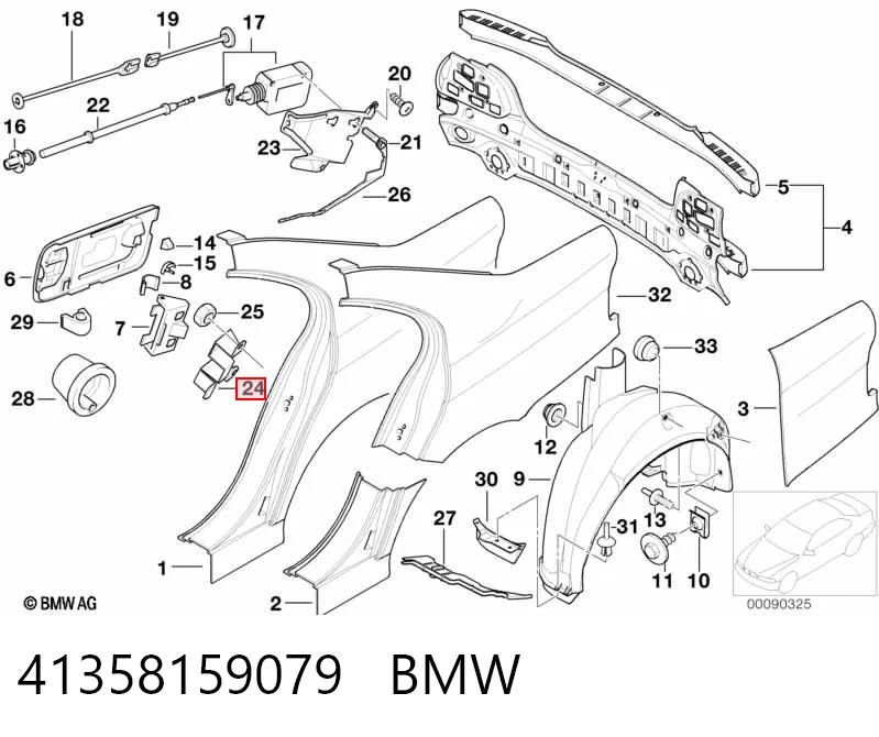 41358159079 BMW