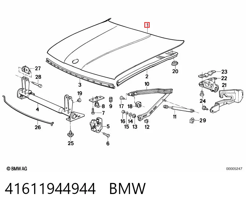 Capota BMW 5  E34